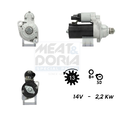 Meat Doria Startmotor / Starter 5010442G