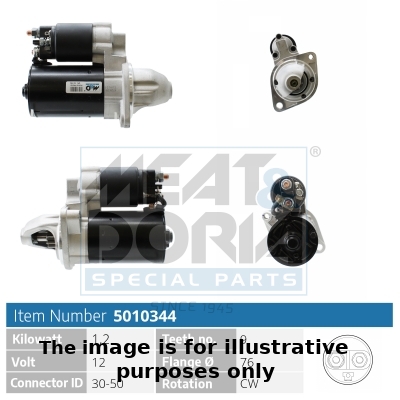 Meat Doria Startmotor / Starter 5010344G