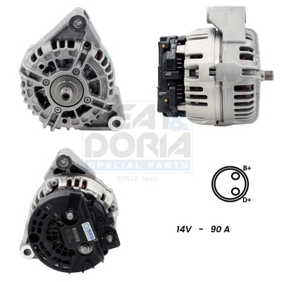 Meat Doria Dynamo / Alternator 5510750G