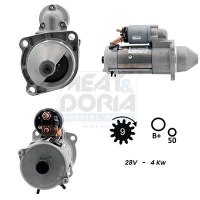 Meat Doria Startmotor / Starter 5110027G