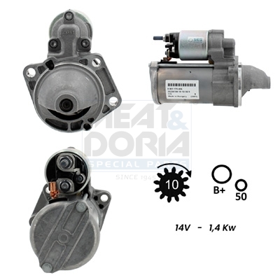 Meat Doria Startmotor / Starter 5010506G