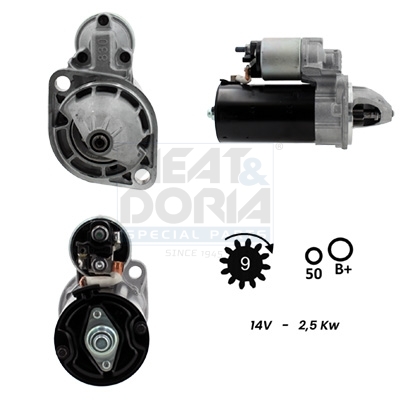 Meat Doria Startmotor / Starter 5010370G