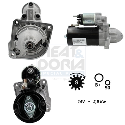 Meat Doria Startmotor / Starter 5010084G