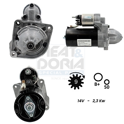 Meat Doria Startmotor / Starter 5010060G