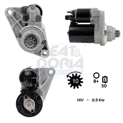 Meat Doria Startmotor / Starter 5010302G