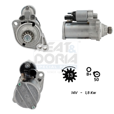 Meat Doria Startmotor / Starter 5010258G