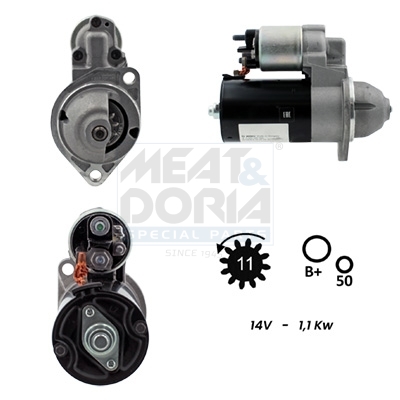 Meat Doria Startmotor / Starter 5010095G