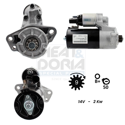 Meat Doria Startmotor / Starter 5010381G