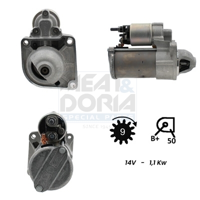 Meat Doria Startmotor / Starter 5010308G