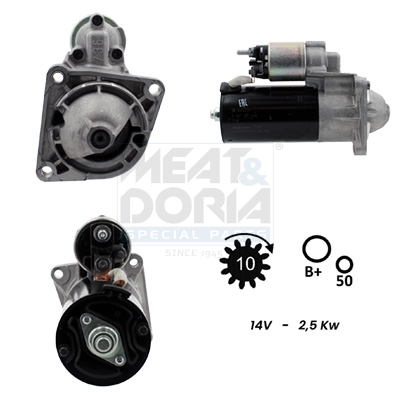 Meat Doria Startmotor / Starter 5010185G