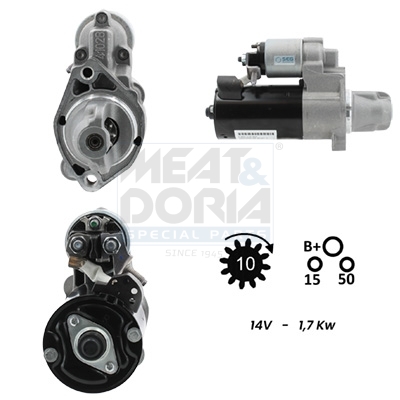 Meat Doria Startmotor / Starter 5010928G
