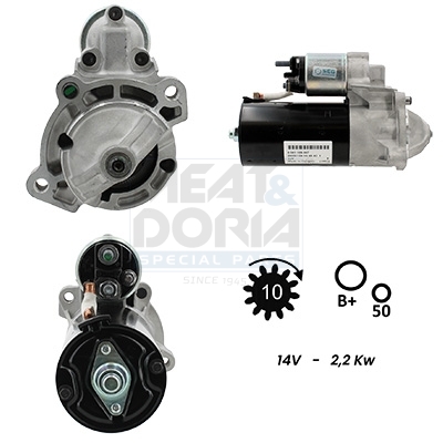 Meat Doria Startmotor / Starter 5010942G
