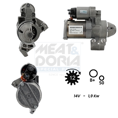 Meat Doria Startmotor / Starter 5010952G