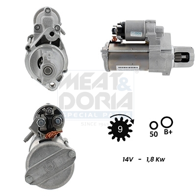 Meat Doria Startmotor / Starter 5010953G