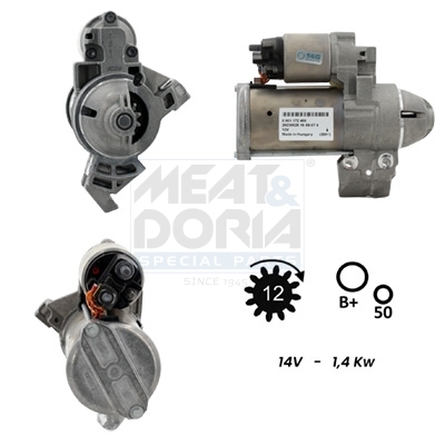 Meat Doria Startmotor / Starter 5010964G