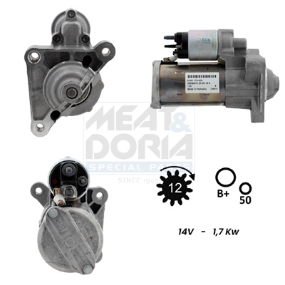 Meat Doria Startmotor / Starter 5010968G