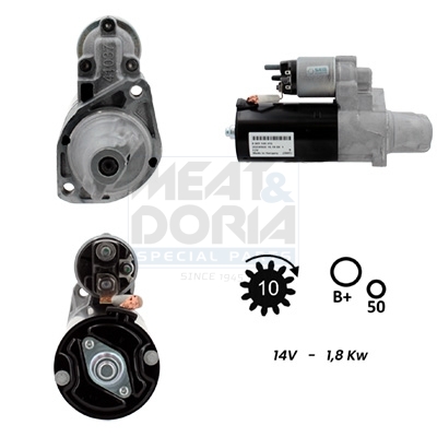 Meat Doria Startmotor / Starter 5010972G