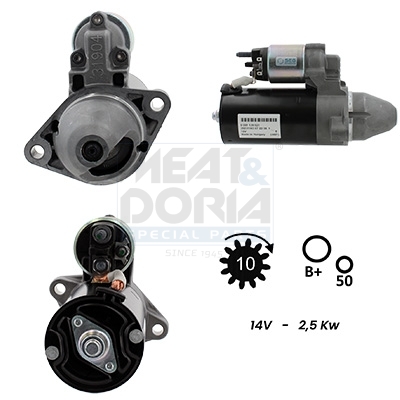 Meat Doria Startmotor / Starter 5010977G