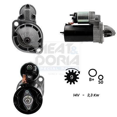 Meat Doria Startmotor / Starter 5010981G