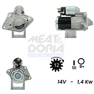 Meat Doria Startmotor / Starter 5010988G