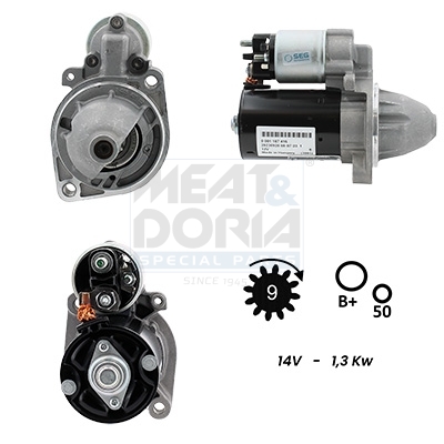 Meat Doria Startmotor / Starter 5010990G