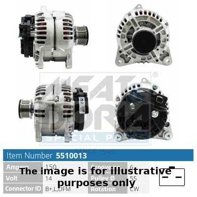 Meat Doria Dynamo / Alternator 5510013G