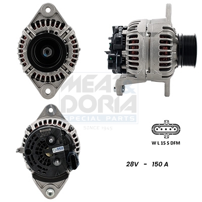 Meat Doria Dynamo / Alternator 5610163G