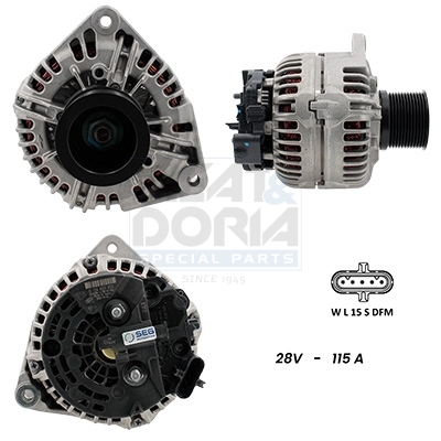 Meat Doria Dynamo / Alternator 5610165G