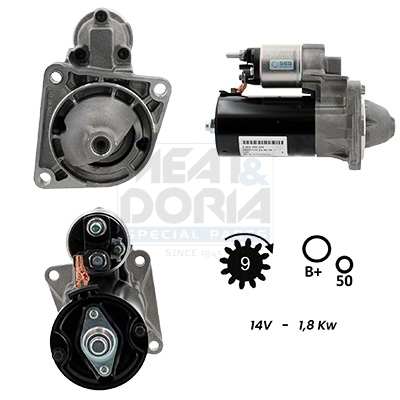 Meat Doria Startmotor / Starter 5010002G