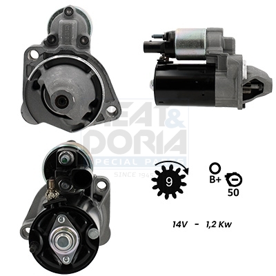 Meat Doria Startmotor / Starter 5010379G