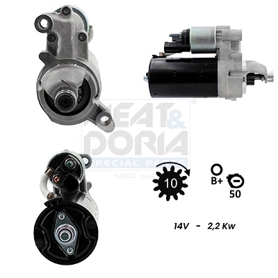 Meat Doria Startmotor / Starter 5010430G