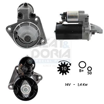 Meat Doria Startmotor / Starter 5010146G