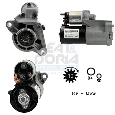 Meat Doria Startmotor / Starter 5010495G