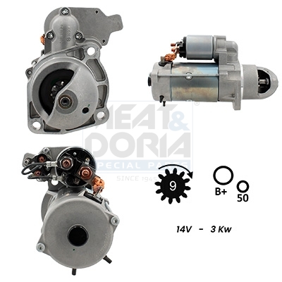 Meat Doria Startmotor / Starter 5010516G