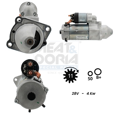 Meat Doria Startmotor / Starter 5110019G