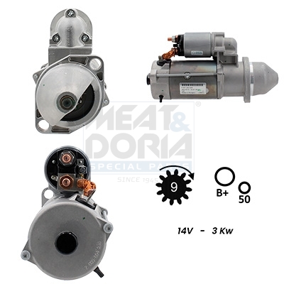 Meat Doria Startmotor / Starter 5010403G