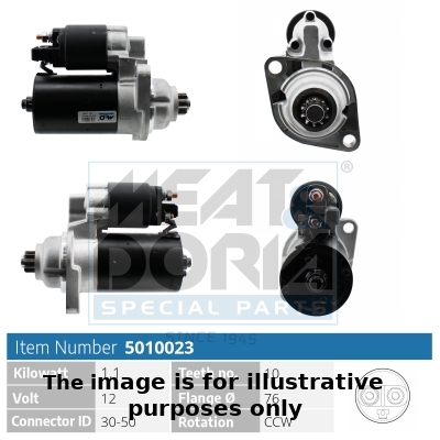 Meat Doria Startmotor / Starter 5010023G