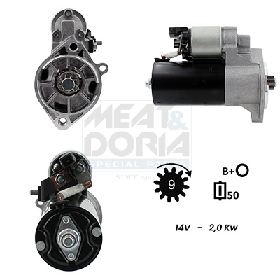 Meat Doria Startmotor / Starter 5010162G