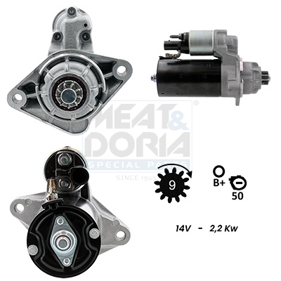 Meat Doria Startmotor / Starter 5010440G