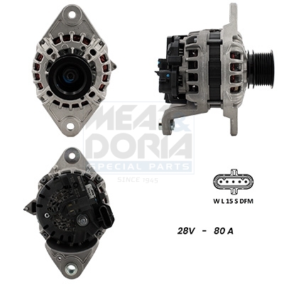 Meat Doria Dynamo / Alternator 5610179G