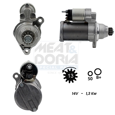 Meat Doria Startmotor / Starter 5010999G