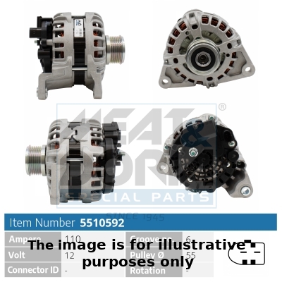 Meat Doria Dynamo / Alternator 5510592G