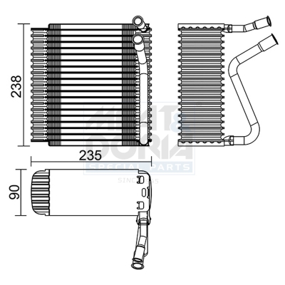 Meat Doria Verdamper, airconditioning 997005