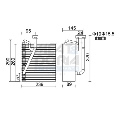 Meat Doria Verdamper, airconditioning 997035
