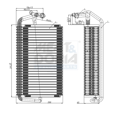 Meat Doria Verdamper, airconditioning 997092