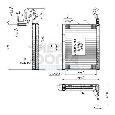 Meat Doria Verdamper, airconditioning 997097