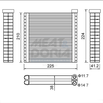 Meat Doria Verdamper, airconditioning 997100