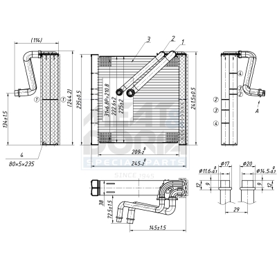 Meat Doria Verdamper, airconditioning 997109