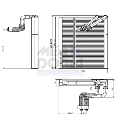 Meat Doria Verdamper, airconditioning 997113
