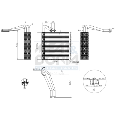 Meat Doria Verdamper, airconditioning 997114